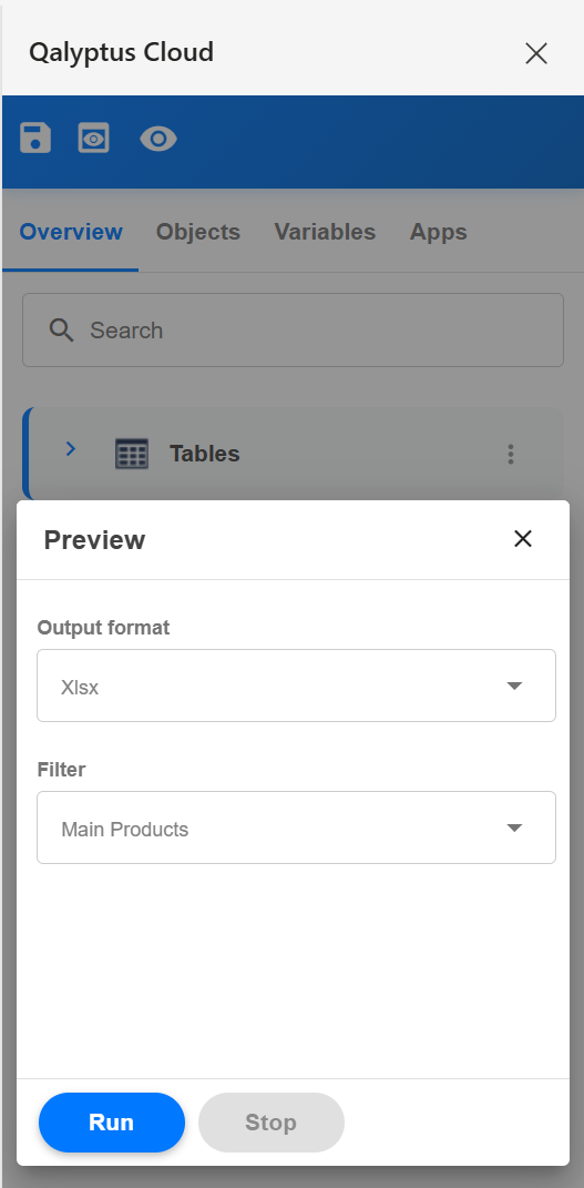 Advanced Preview Feature