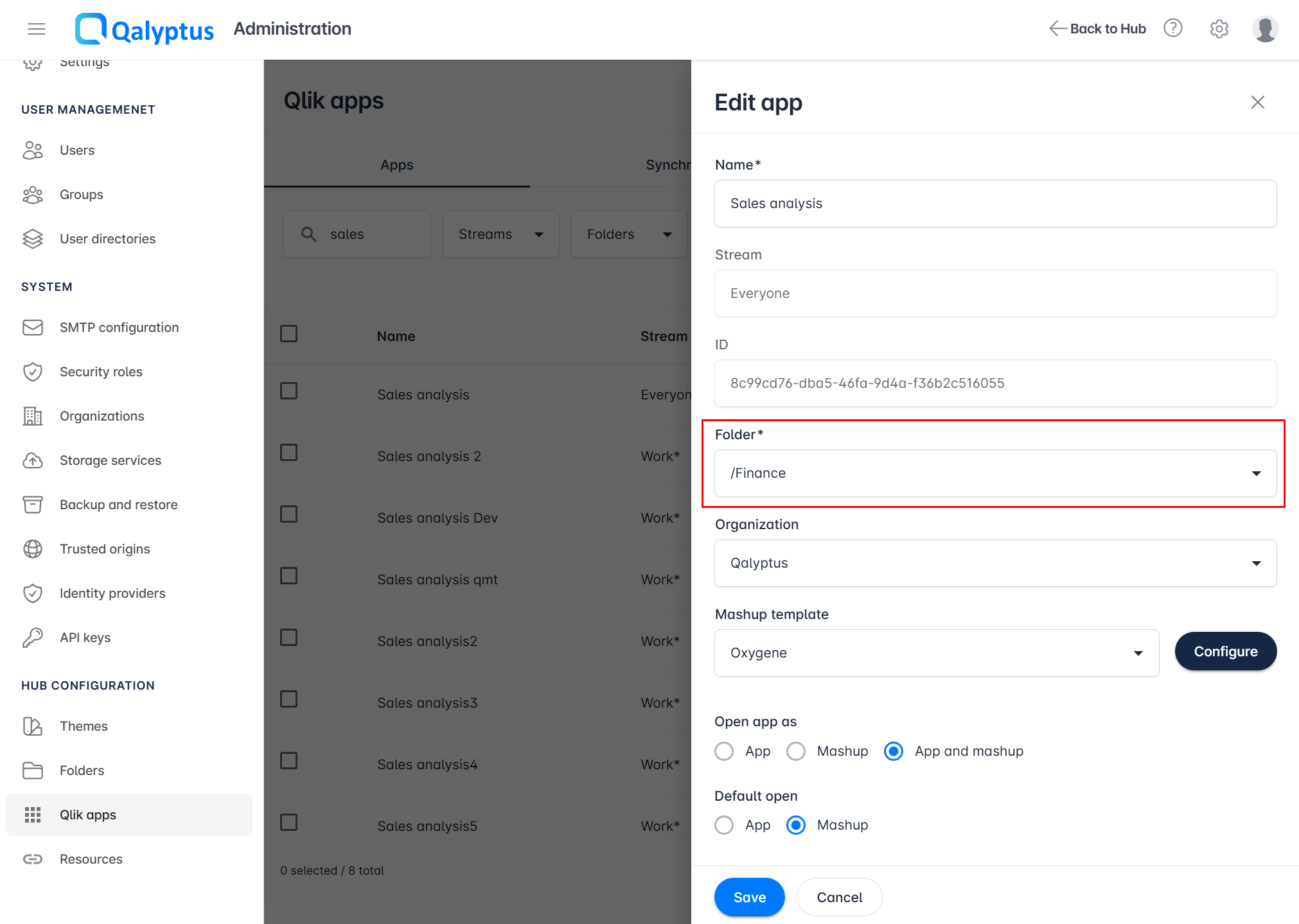Qalyptus Server Change App Folder
