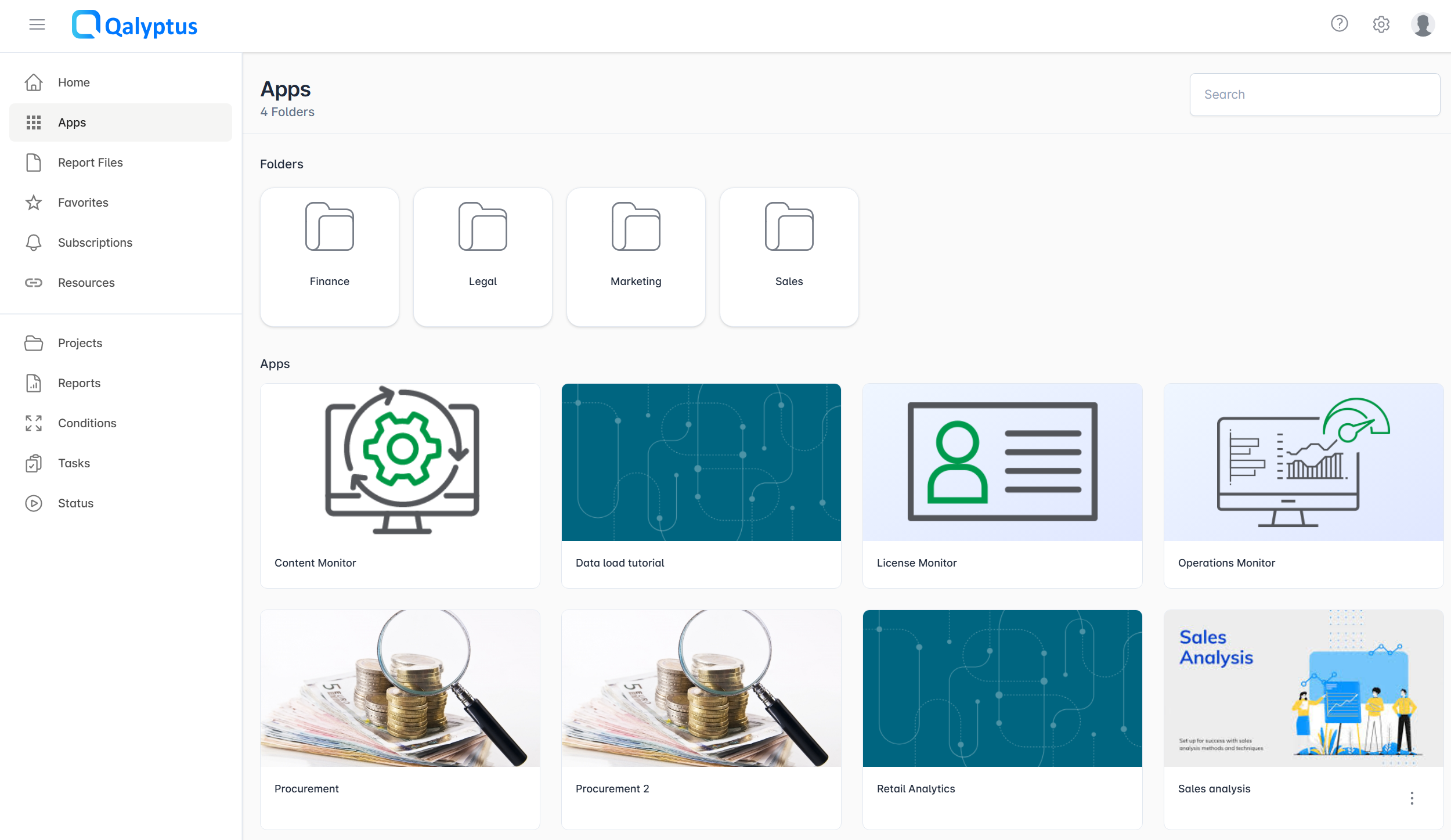 Qalyptus Server Folders Hub