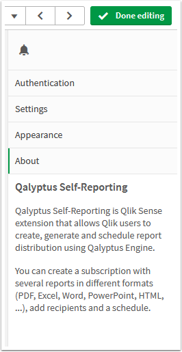Qalyptus Server Self Reporting Edit Mode