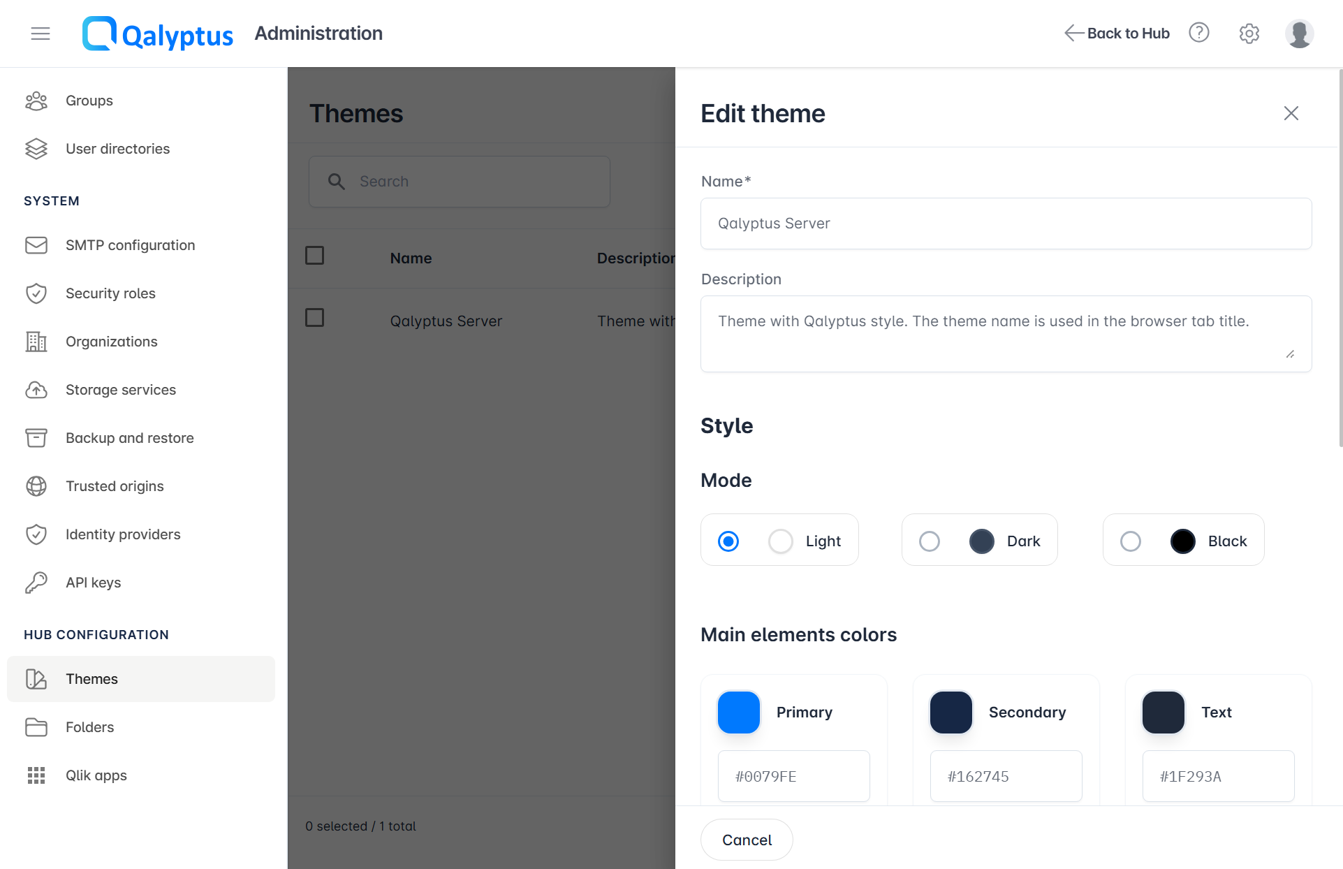 Qalyptus Server Themes