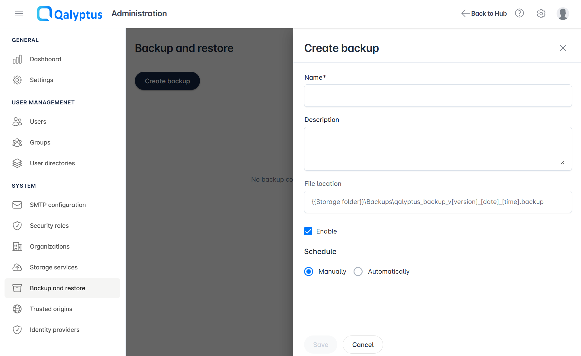Qalyptus Server System Backup Restore