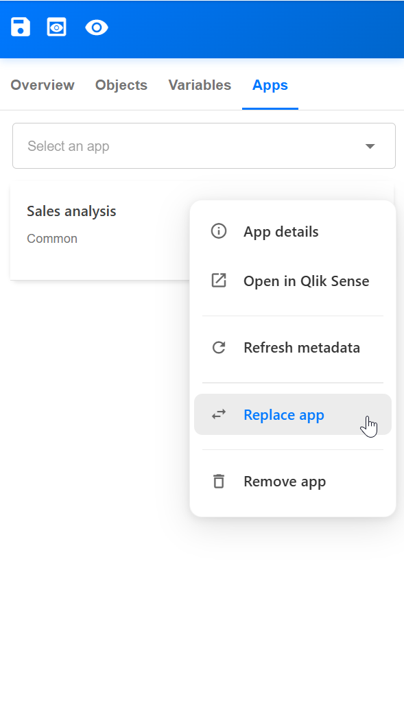 Qalyptus – Remplacer l&#39;application du rapport