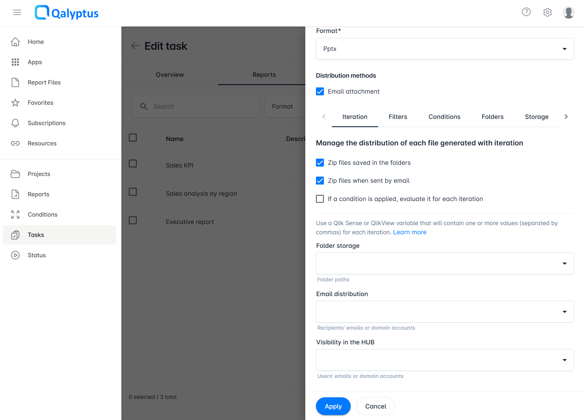 Qalyptus Publish Iteration Report