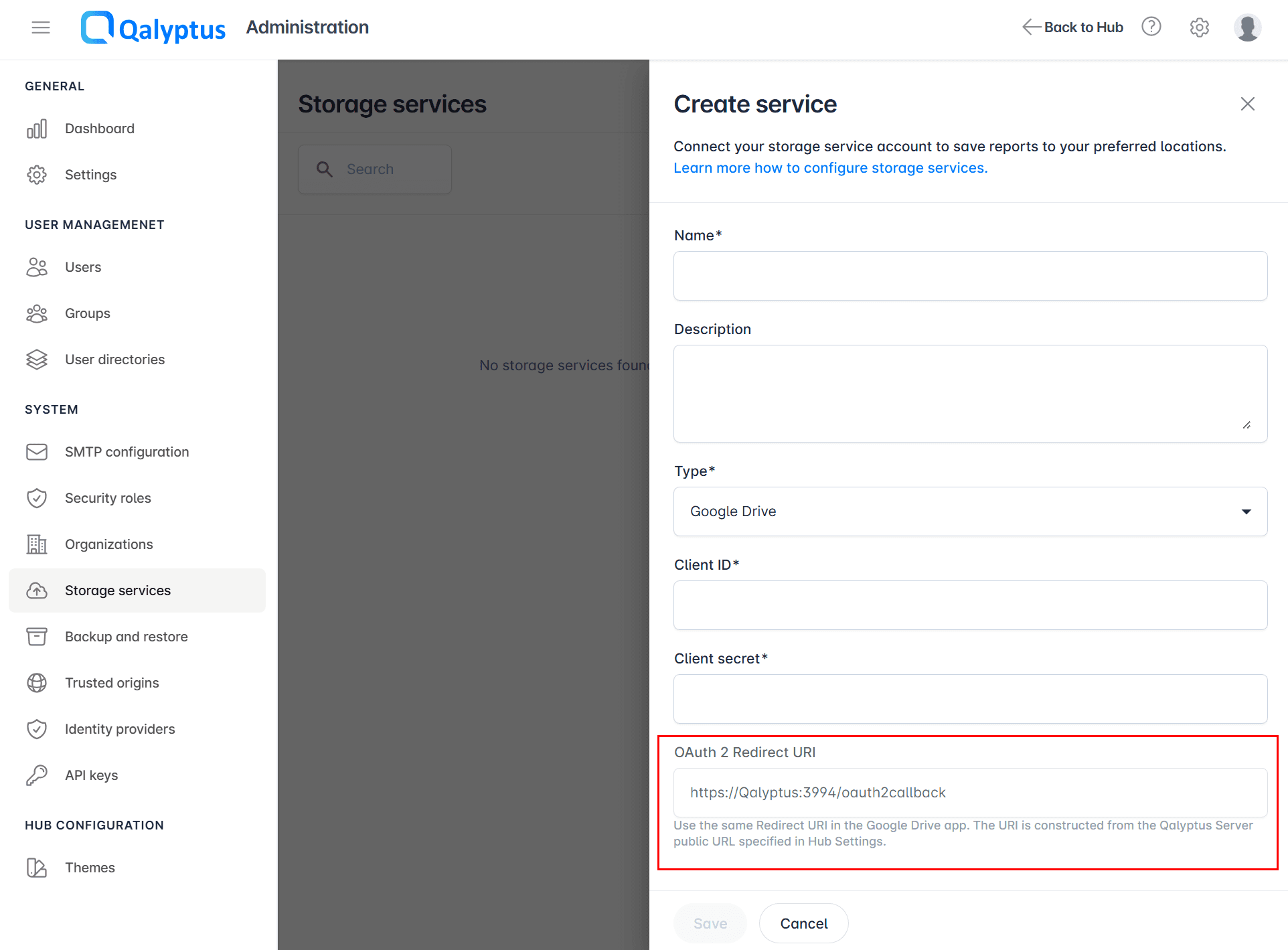 Qalyptus Server System File Storage