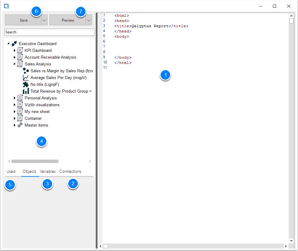 Qalyptus HTML Template File