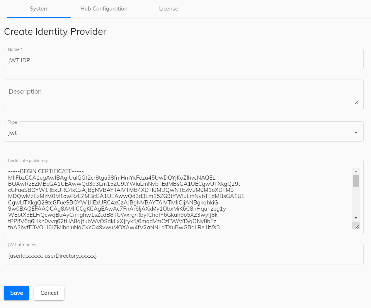 Qalyptus Server - Create JWT Identity provider