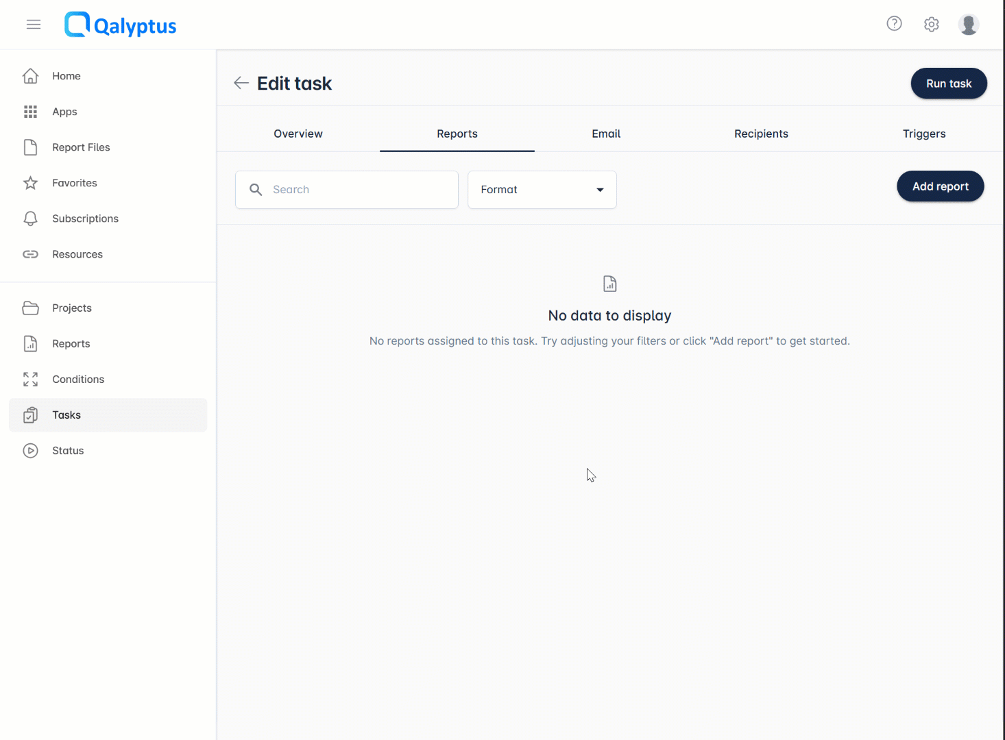 Qalyptus Server - Embed HTML report