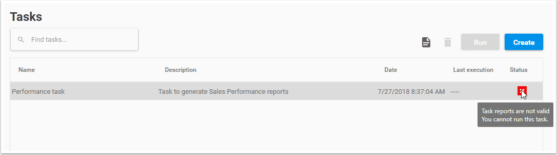 Qalyptus task error
