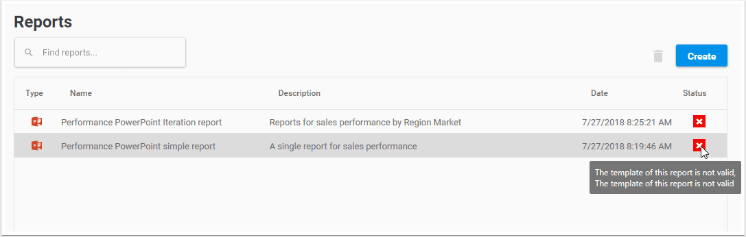 Qalyptus report error
