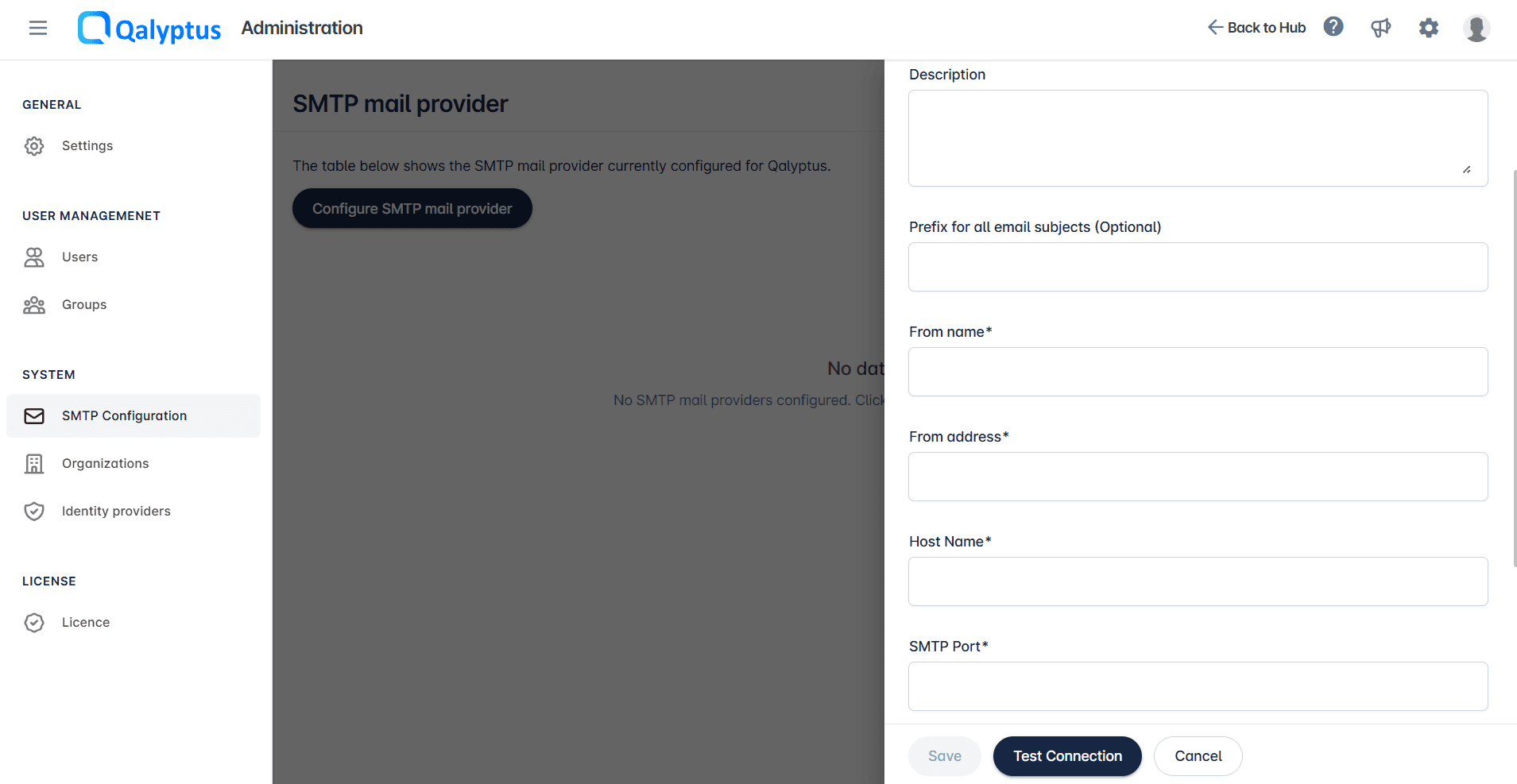 Qalyptus Cloud SMTP